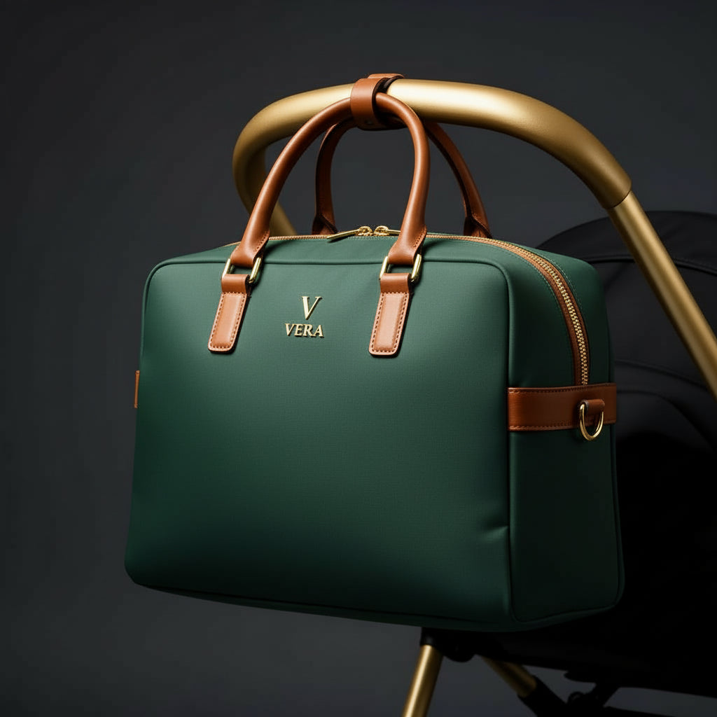 VËRA Diaper Bag - Forest Green
